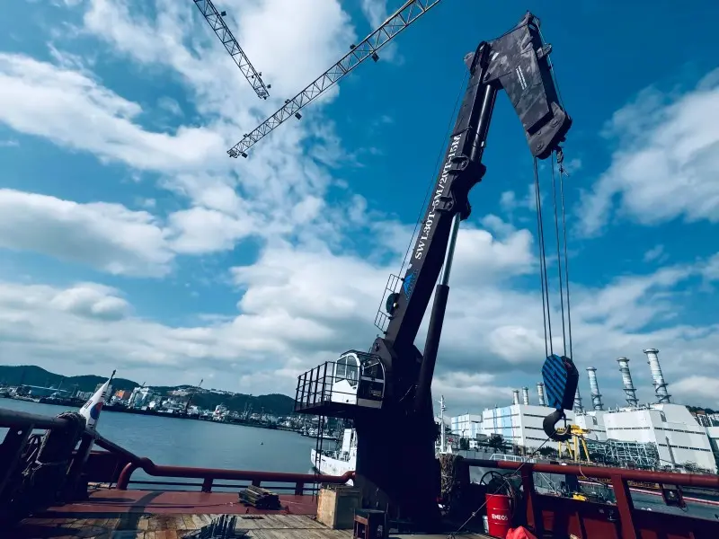 Foldable Knuckle Boom Cranes for the Marine, Offshore or Wind Industry,with KR, BV,CCS Class Certificate
