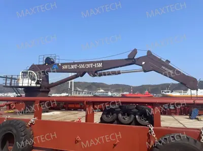 folding arm ship deck cranes