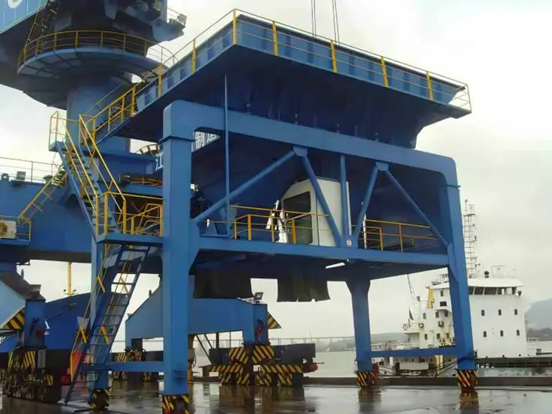 Heavy Strong Port Hopper With Weighing System