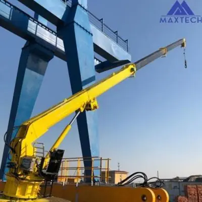MAXTECH MARINE Telescopic Boom Cranes: Ideal Choice for Marine and Offshore Industries