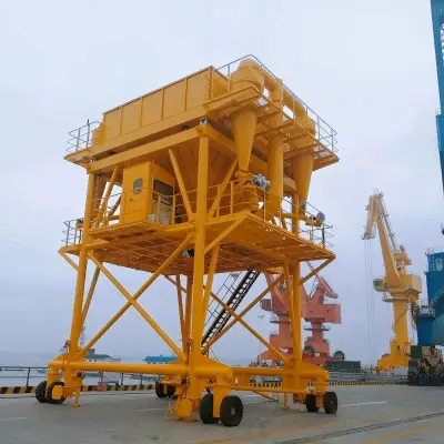The All-in-One Solution: Mobile ECO Hopper for Cargo Bulk, Grain, Cement & Dust-Free Port Handling