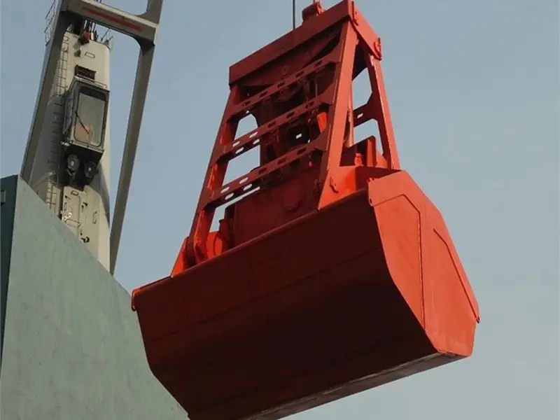 Remote Control Clamshell Grab Bucket For Slag And Iron Powder