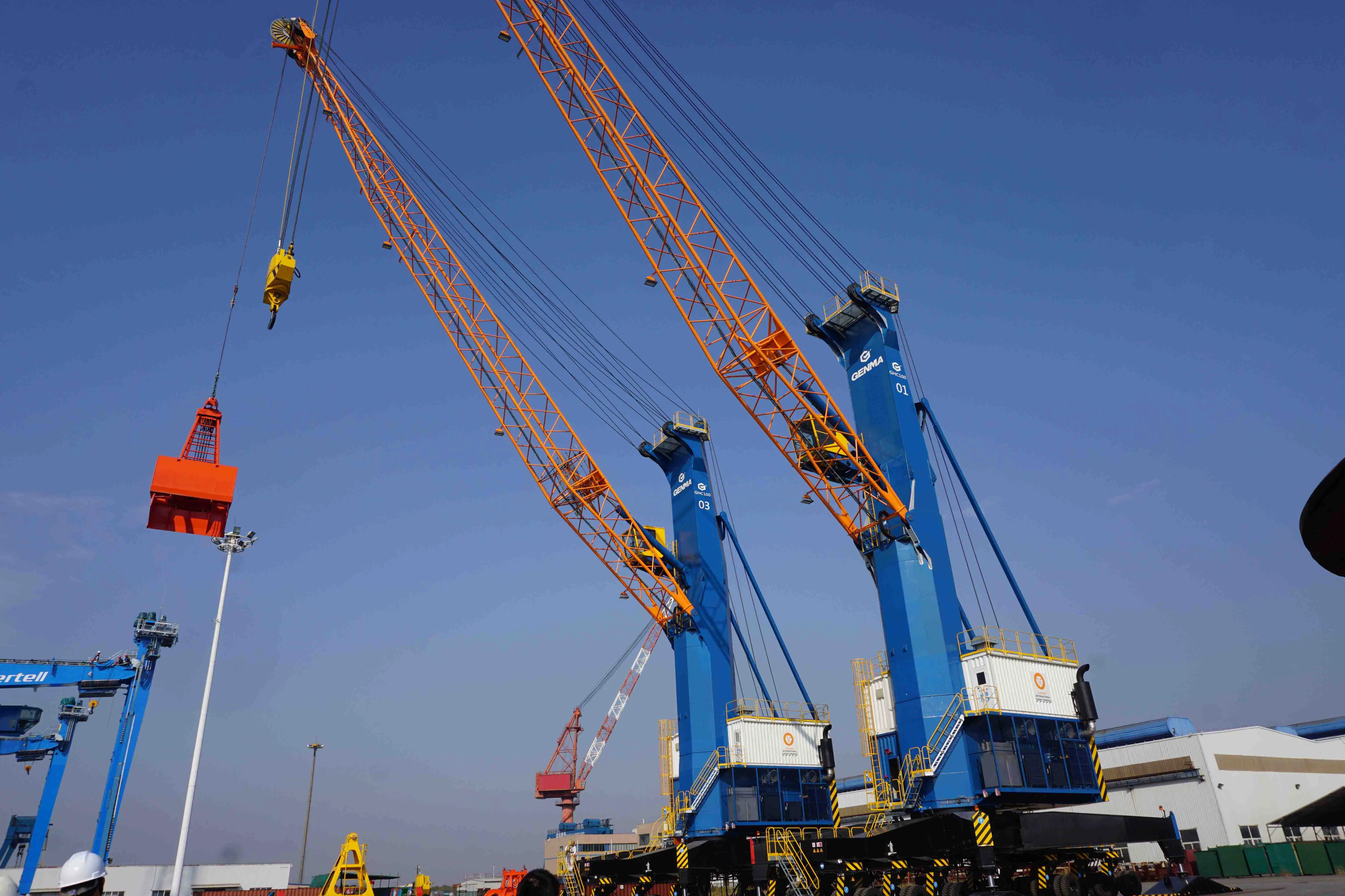 hybrid marine crane